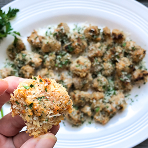 Garlic Parmesan Cauliflower Bites A Healthy Recipe By 312food